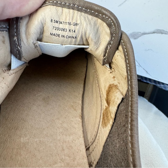 Frye Chambers Women’s Greige Leather Loafers #7200063 - Picture 7 of 8